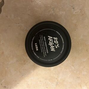 Lush Ro's Argan Body Conditioner in Black Packaging